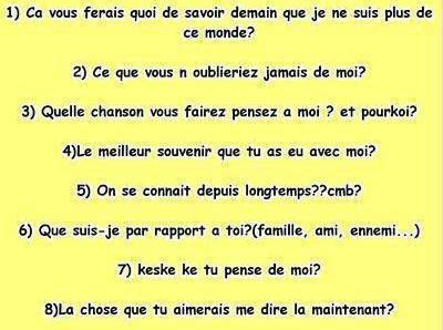 repondre a c question